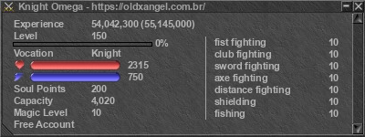 Signature for player Knight Omega